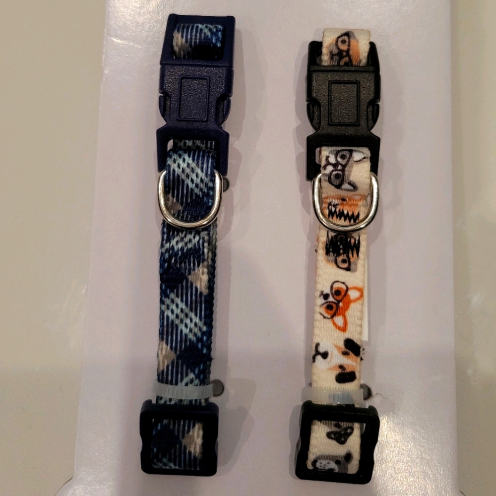 X- Small Puppy Collar Set